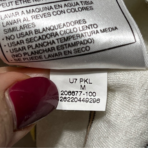 Tiger Woods Golf POLO Shirt beige Tan Blue Horizontal Striped Cotton mens
Medium - Picture 7 of 16